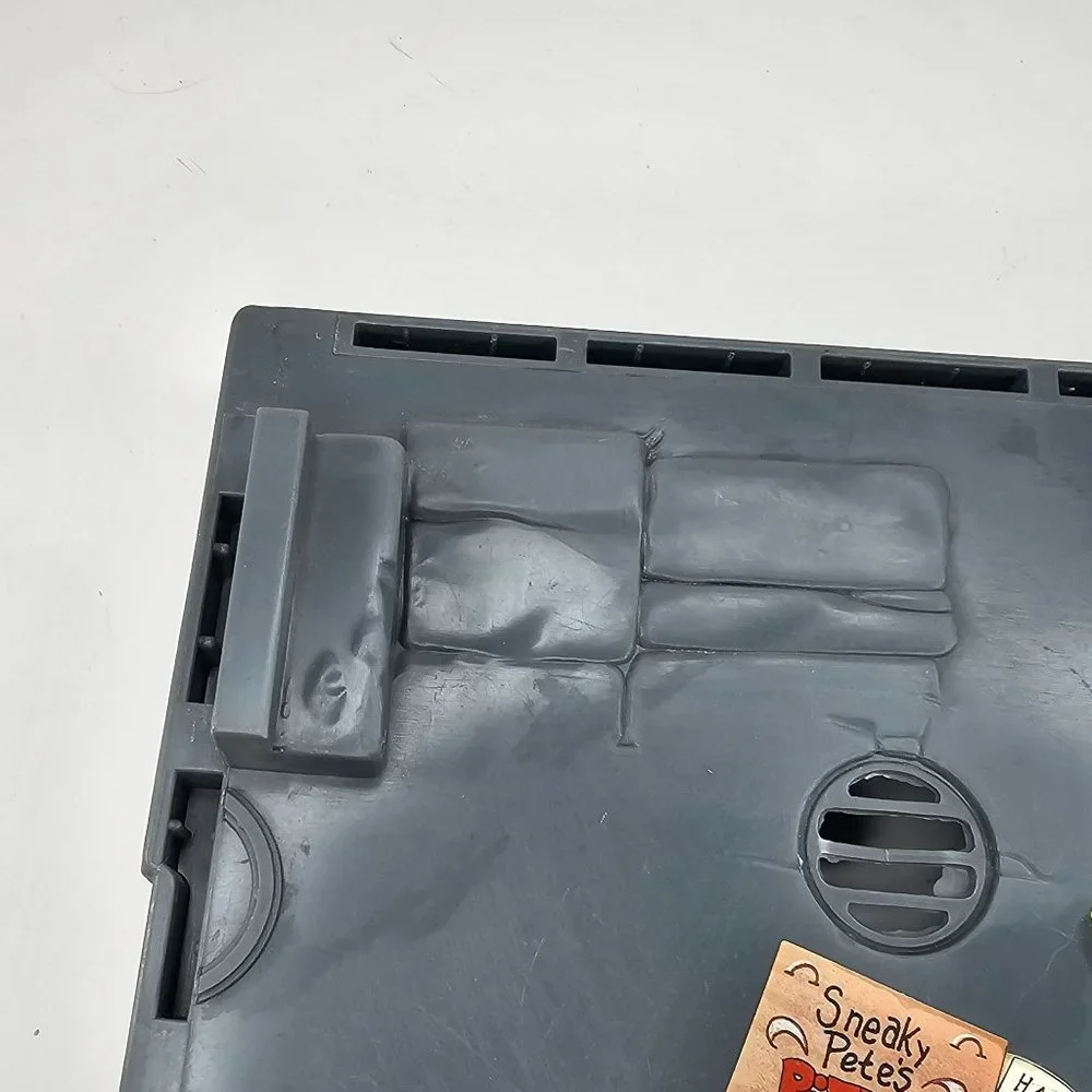 Vintage TMNT 1989 Ninja Turtles Sewer Lair Playset Floor Gray Base Part